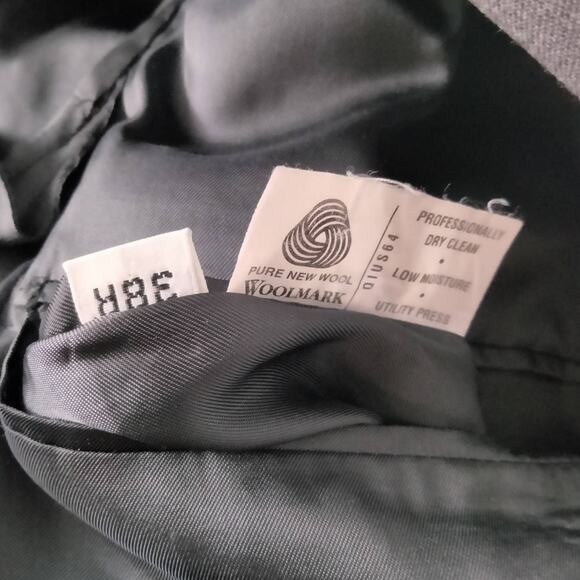 Burberry London Men's 38R Light Grey Pure Wool 2 Button Suit Coat Lined Blazer - Picture 5 of 10